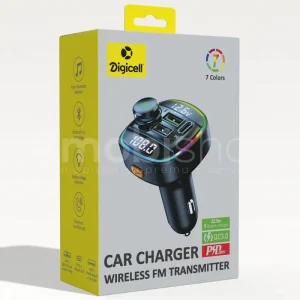 Digicell DC20 Car Charger Wireless FM Transmitter (22.5W)