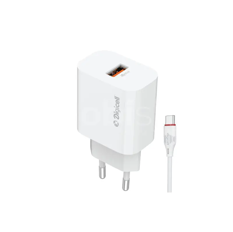 Digicell Sierra 18W Type-C Fast Charger (USB-C kabl)