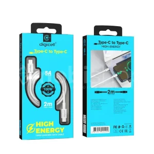 Digicell Type-C to Type-C Cable 100W (2m)